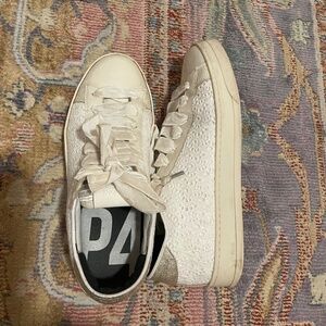 P448 Eyelet White Sneakers 8.5